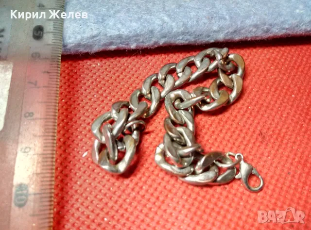 СТАРА ВИНТИДЖ АРТ ПЛЕТКА ГРИВНА от НИКЕЛИРАНА БЛАГОРОДНА СТОМАНА 47390