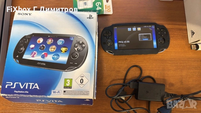 PS Vita Oled 1004 + 64gb CFW Henkaku хак като нова с гаранция 