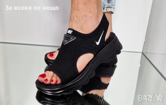 Nike Дамски Черни Сандали Найк Код P599, снимка 4 - Сандали - 50427777