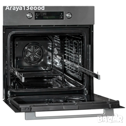 Фурна за вграждане Midea 65M90E3 IX - 70 л, енергиен клас A, телескопични водачи, снимка 5 - Печки, фурни - 52523839