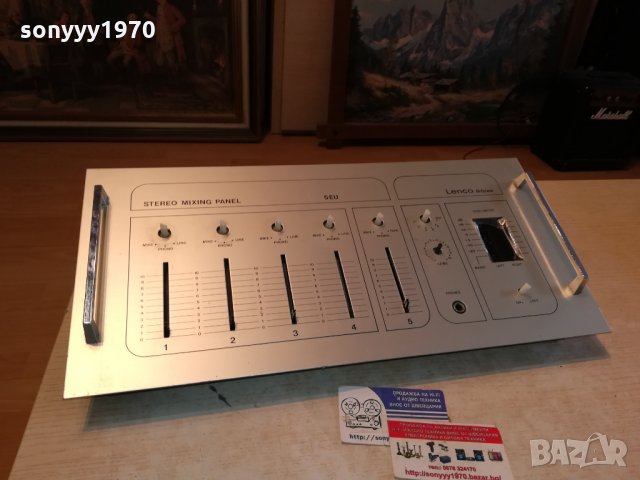 LENCO MIXER BELGIUM 0112211237, снимка 3 - Ресийвъри, усилватели, смесителни пултове - 34990824