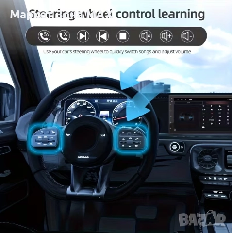 Универсална 2 DIN Android 15 Мултимедия – GPS, CarPlay, Android Auto, снимка 5 - Аксесоари и консумативи - 52884718