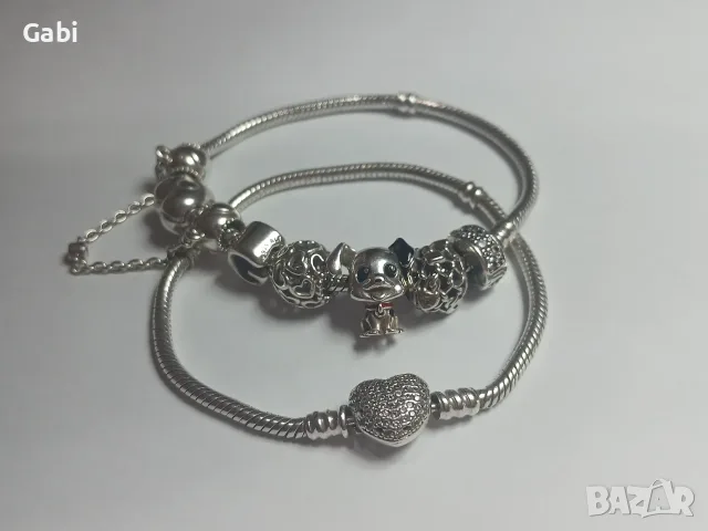 КАТО НОВА!!|Гривна PANDORA|925 сребро