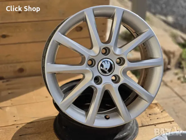 5x112 16 Джанти Skoda Octavia SuperB 5x112 Шкода Октавиа Супърб, снимка 4 - Гуми и джанти - 56185090
