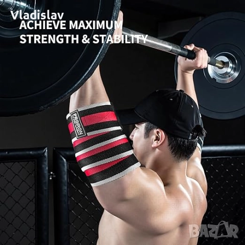 PROIRON Лакътни опори за вдигане на тежести, снимка 2 - Фитнес уреди - 52101727