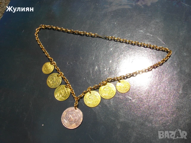 КОРДОН С ПЕНДАРИ НАКИТ ЗА НОСИЯ, снимка 2 - Антикварни и старинни предмети - 50935854