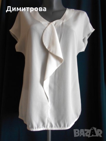 Елегантна бяла блуза, снимка 2 - Ризи - 29523592