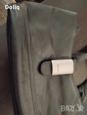 Дамска чанта от естествена кожа Gucci , снимка 4 - Чанти - 53884469