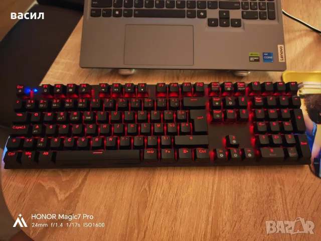 Безжична геймърска RGB клавиатура kovar, снимка 5 - Клавиатури и мишки - 55848247
