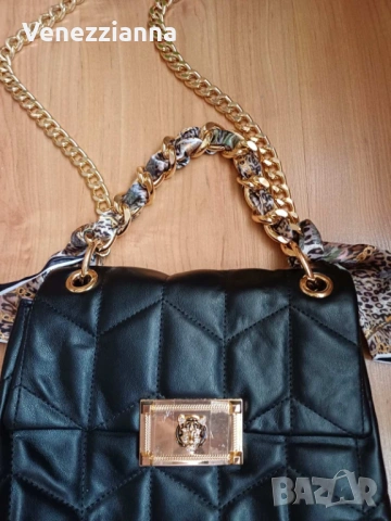 ALDO Малка Черна Чанта-практичен и кокетен модел, снимка 3 - Чанти - 53271512