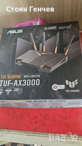 Геймърсku Pymep ASUS TUF Gaming AX3000 V2 Wi-Fi 6, Отлично състояние, снимка 2 - Други - 53032342