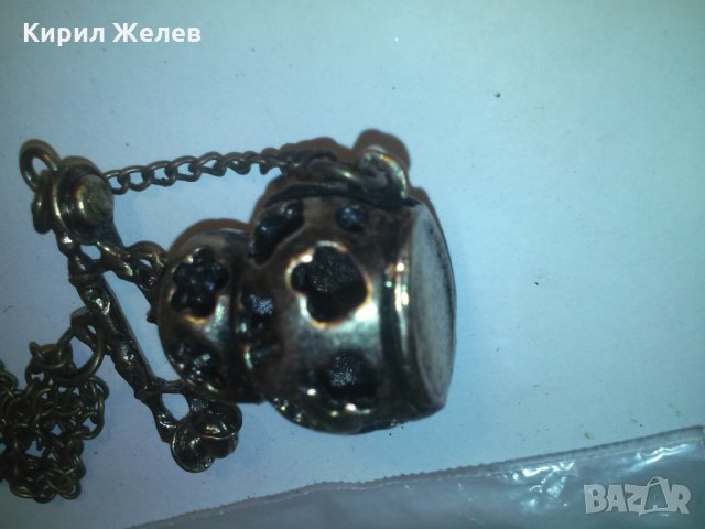 МЕСИНГОР РЕТРО ТЕЛЕФОН ФИГУРКА МЕДАЛЬОН ВИНТИДЖ СТАТУЕТКА 3262, снимка 8 - Колиета, медальони, синджири - 29815054