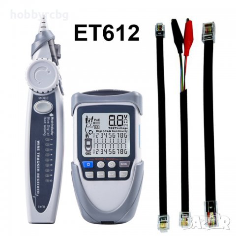 Мрежов кабелен тестер с полярност на POE, Wiremap, сканиране и др., снимка 1