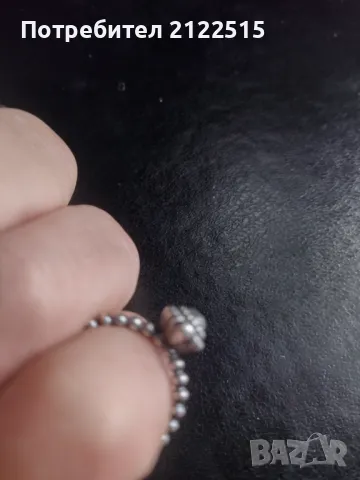 дамски сребърен пръстен 3гр, снимка 4 - Пръстени - 49119592