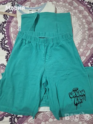 Летни пижами 7-8 г. - 15 € за три броя, снимка 5 - Детски пижами - 56061258