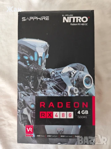 Видеокарта Sapphire NITRO+ RX 480 OC 4 GB