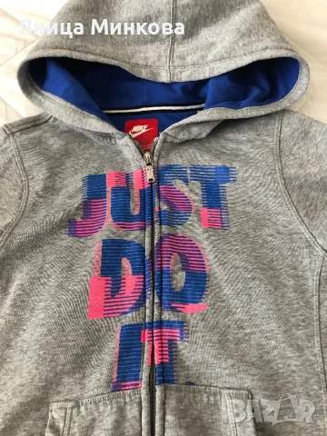 Детски суичър Nike, размер до 156 см, снимка 4 - Детски анцузи и суичери - 47375988