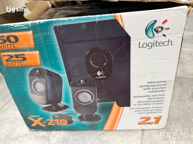 Тонколони , буфер Logitech X-210 2.1 за компютър, снимка 6 - Тонколони - 55980433