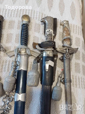 WW2-лот от немски парадни кортици, втора световна война,ятаган, сабя,нож ,кинжал,кортик, снимка 3 - Антикварни и старинни предмети - 52124803