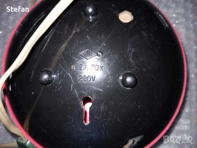 Стара руска стенна лампа, снимка 5 - Антикварни и старинни предмети - 51771342