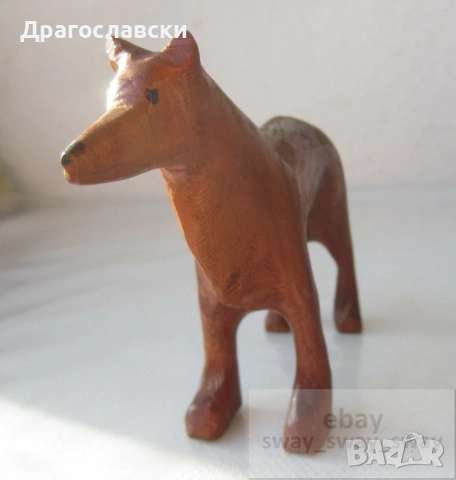 Дървени: мечка. куче, дакел, антилопа, животно дървена фигура пластика дърворезба, снимка 14 - Декорация за дома - 28880054