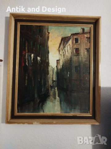 Lukas Dieter Larsen масло , снимка 6 - Антикварни и старинни предмети - 50527833