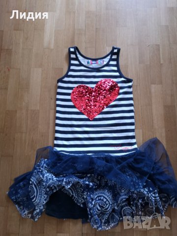  Рокля Desigual 11-12, снимка 4 - Детски рокли и поли - 25386382