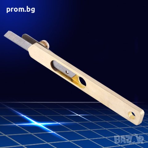 макетен нож с дистанционер за кожа, кожарски, сарашки, резец, снимка 10 - Други инструменти - 29462785