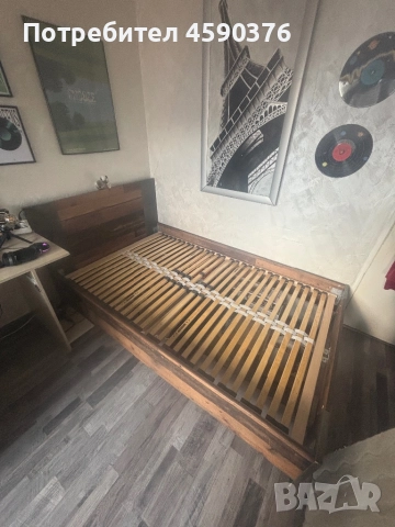 Продавам рамка за единично легло, снимка 4 - Спални и легла - 52947553