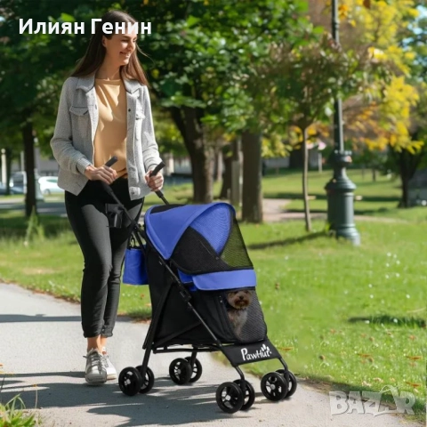 PawHut Количка за домашни любимци, снимка 10 - За кучета - 52005299