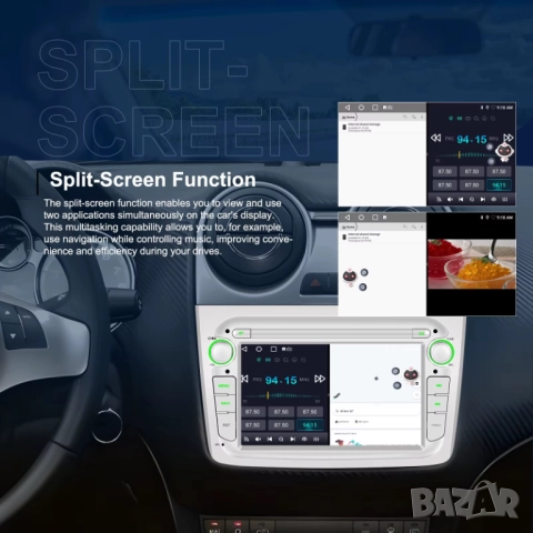 Мултимедия за Alfa Romeo MITO, навигация, Android, плеър, 2DIN, Андроид, двоен дин, Alfa Romeo MITO, снимка 6 - Аксесоари и консумативи - 52858504