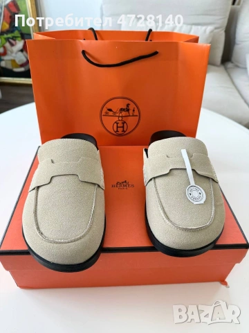 Дамски чехли Hermes, размер 39 