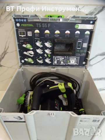 2024 - Festool TS 55 FEBQ - Потапящ циркуляр, снимка 13 - Триони и циркуляри - 54361632