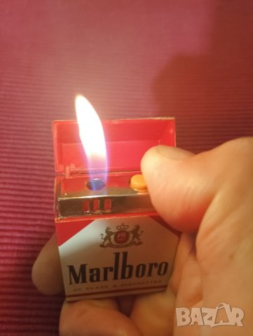 Стара газова запалка Marlboro. , снимка 11 - Колекции - 42837247