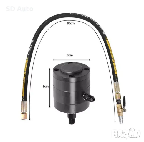 Комплект пневматичен обратен чук за вадене на дизелови инжектори, снимка 6 - Аксесоари и консумативи - 48361901