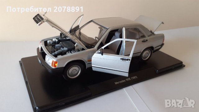 Mercedes - Benz 190 W201 diecast 1:24 Leo Models умален модел, снимка 4 - Колекции - 35611587