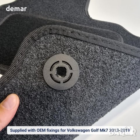 Мокетни стелки за кола - VW Golf MK7 2013-2019, снимка 5 - Аксесоари и консумативи - 42807366