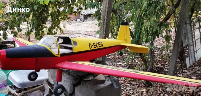 Голям ръчно изработен модел на самолет от дърво с двигател 180см., снимка 18 - Колекции - 42887036
