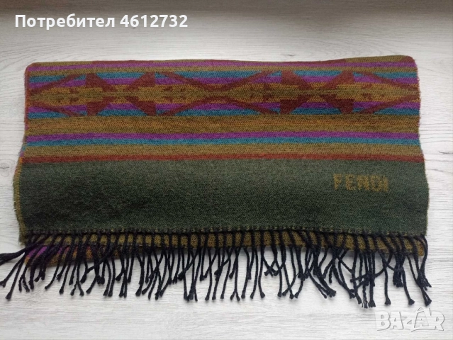 Дамски шал Fendi, снимка 2 - Шалове - 51975684