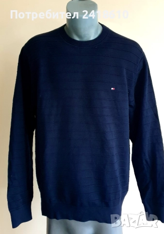 Tommy Hilfiger Cotton / Knit Mens Size M НОВО! ОРИГИНАЛ! Мъжки Памучен Пуловер!, снимка 5 - Пуловери - 52592702