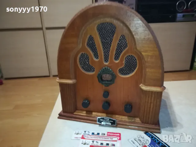 SWING-РАДИО/КАСЕТА С РЕТРО ВИЗИЯ-ВНОС SWISS 2112241149LK1EWC, снимка 2 - Радиокасетофони, транзистори - 48423465