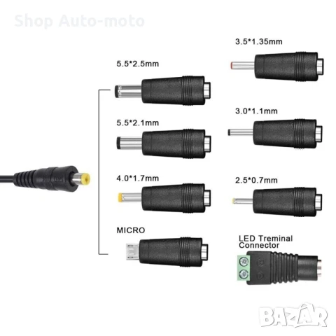 Адаптер регулируем Automat, Универсалeн, USB зарядно, 30W 3V-12V AC DC, снимка 7 - Мрежови адаптери - 50748358
