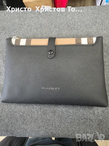 Уникални мъжки портмонета клъч Burberry and Louis Vuitton 