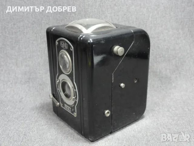 СТАР РЕТРО ФОТОАПАРАТ ISING PUCKY BAKELITE BOX CAMERA GERMANY, снимка 5 - Антикварни и старинни предмети - 55717879