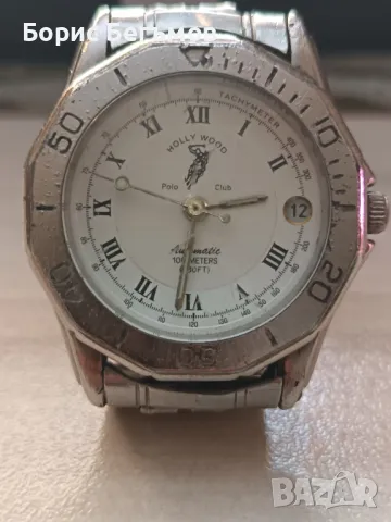 Часовник Hollywood Polo Country Club автомат механика, снимка 5 - Мъжки - 50015449
