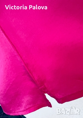 Копринена блуза DI BARI Италия, снимка 5 - Корсети, бюстиета, топове - 51664670