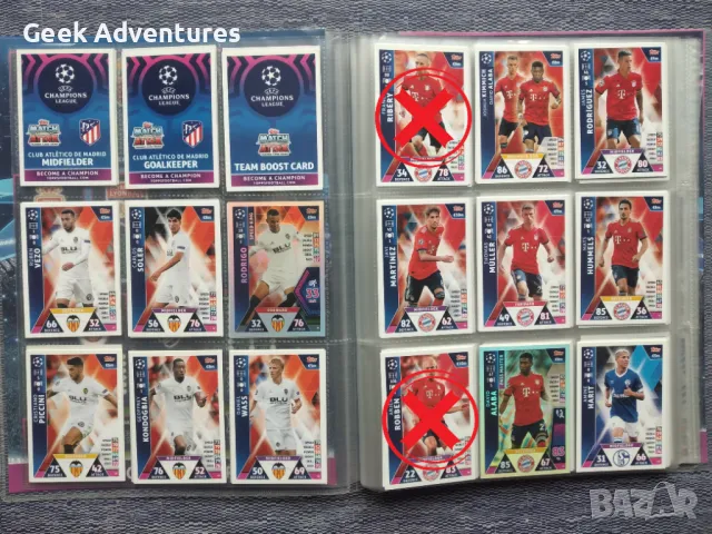 Футболни Карти Champions League Сезон 2018/2019 Match Attax Topps, снимка 4 - Колекции - 48797547