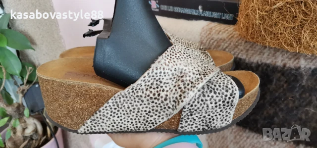 Чехли Cypres 38н.Естесеена кожа , снимка 6 - Чехли - 51087808