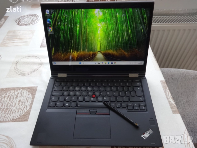 Таблет и Лаптоп 2в1 Lenovo ThinkPad Yoga L380 - 13.3" - i5-8350U 1.9GHz/RAM16GB/SSD256GB/Win 11 Pro, снимка 2 - Лаптопи за работа - 35406705