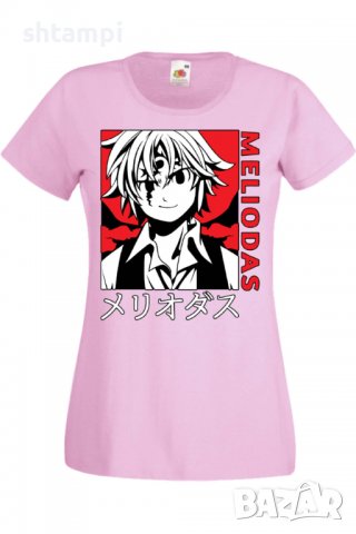 Дамска тениска The Seven Deadly Sins Meliodas 04,Анимация,игра,Празник,Повод., снимка 10 - Тениски - 38074785